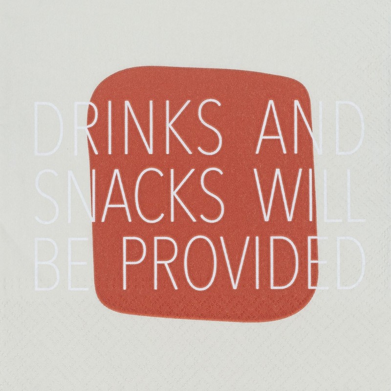 Räder PET Serviette Drinks and Snacks