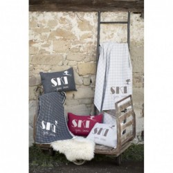 DF SILVERETTA Flanelldecke SKI you soon