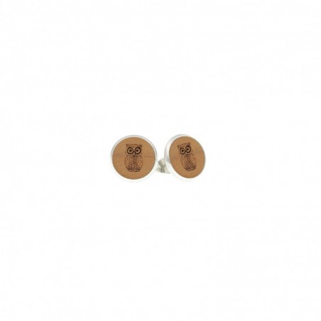 Eydl Ohrstecker Eule Nuss