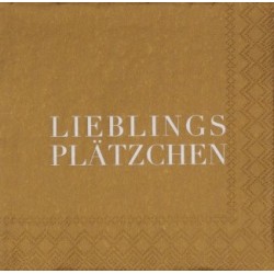 Räder Cocktailserviette Lieblingsplätzch