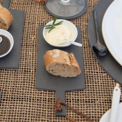 DINNING Das Schieferbrettchen eckig