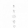 Räder LIVING Glaskette Blumen, silber 80