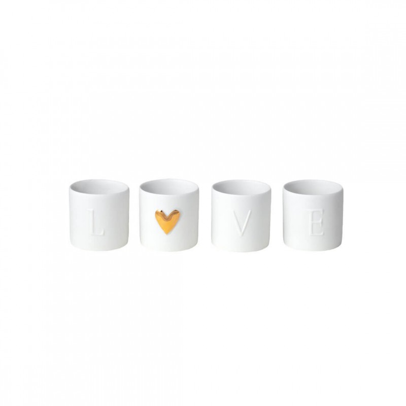 Räder Love Lichter 4er Set