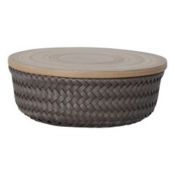Handed By round Basket taupe S