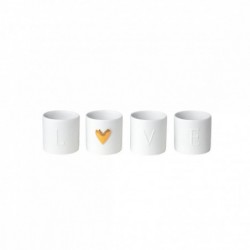 Räder Love Lichter 4er Set