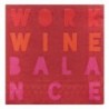 Räder Cocktailserviette Work Wine Balanc
