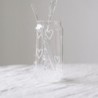 Eulenschnitt hohes Trinkglas Herzen