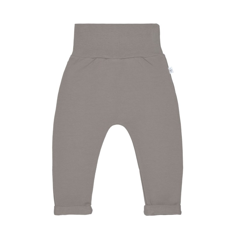 Lässig Babyhose Bio Baumw. taupe 7-12M