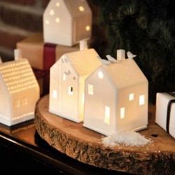 LIVING Lichthaus Vogelhaus H:13cm