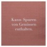 PET Serviette 33x33 Kann Spuren