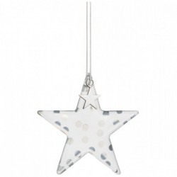 LIVING Glassterne Punkte 8,5cm