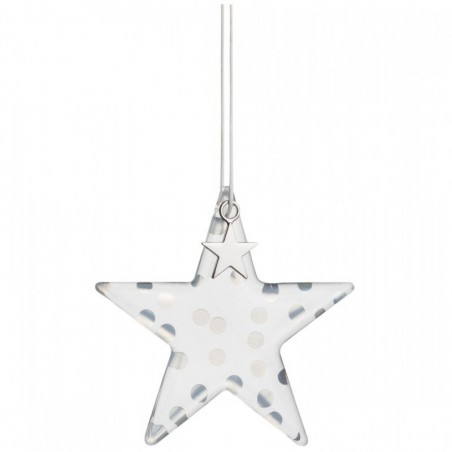 LIVING Glassterne Punkte 8,5cm