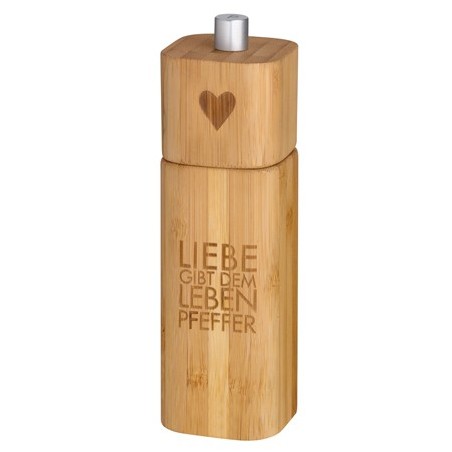 Räder PET Pfeffermühle Liebe gibt dem Le