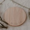 Eulenschnitt Untersetzer Holz Lebe, L..