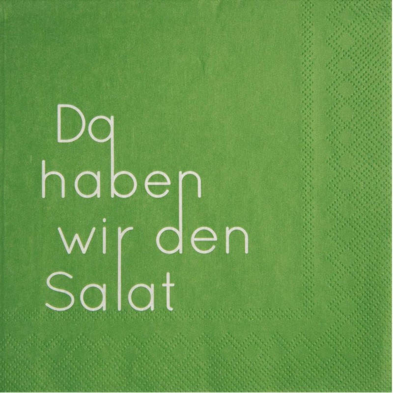 Räder Serviette Da haben wir den Salat