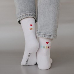 Eulenschnitt Socken be happy 39-42