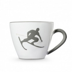Gmundner Grauer Toni Kaffeetasse + Unter