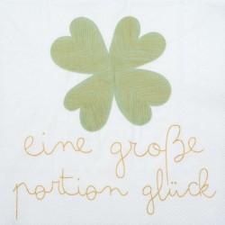 Räder PET Serviette Extraportion Glück