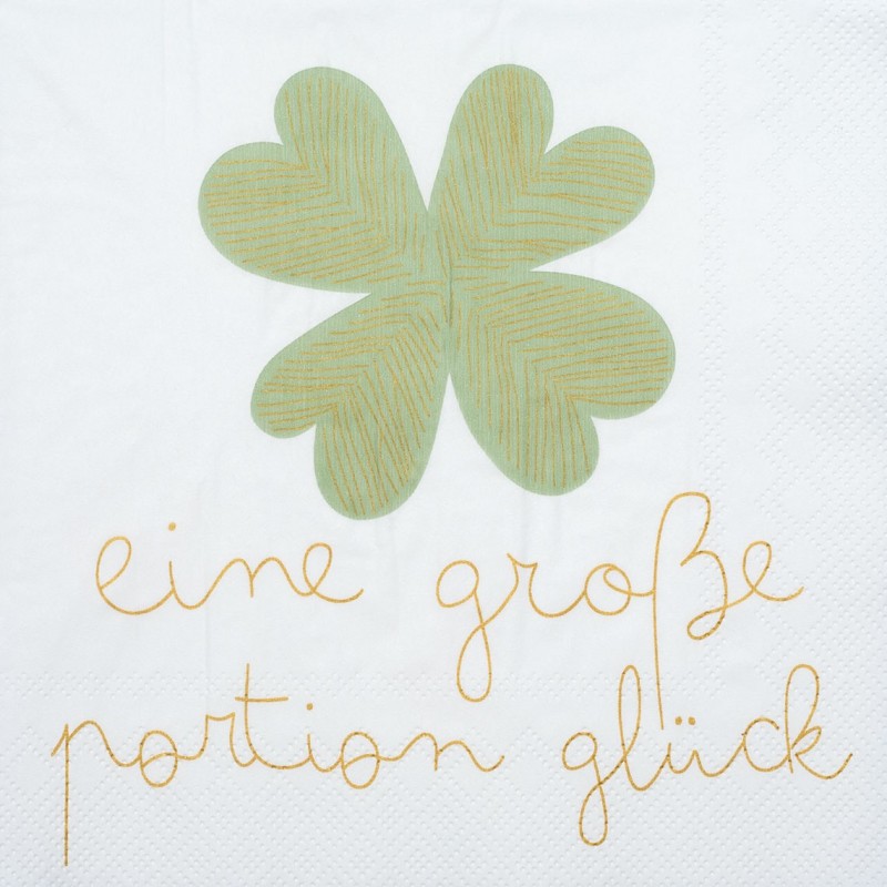 Räder PET Serviette Extraportion Glück