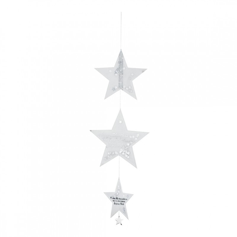 WEIHNACHTSZAUBER Kette Stern gold L:55cm