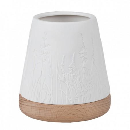 Räder Windlicht floral Gräser