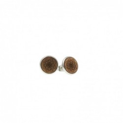 Eydl Ohrstecker Mandala Nuss