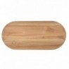 Räder Tablett Präsentierteller Holz
