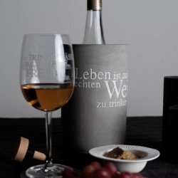 Räder PET Vino Beton Weinkühler Das Lebe