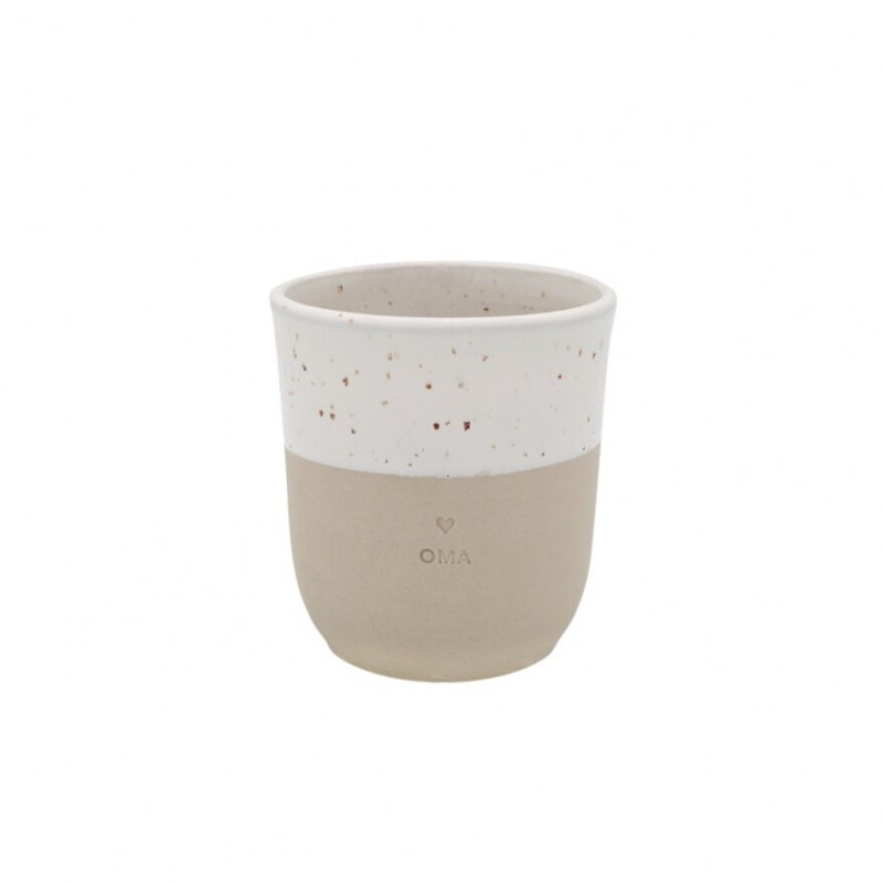 Eulenschnitt Becher Oma