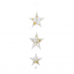 WEIHNACHTSZAUBER Kette Stern gold L:55cm