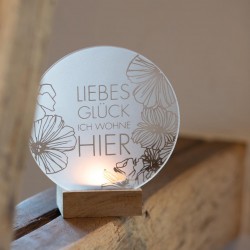 Räder LIVING Teelicht Liebes Glück