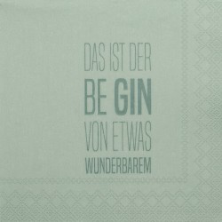 Räder PET Cocktailserviette GIN