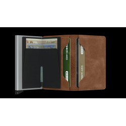 Secrid Slimwallet Vintage Cognac Silver