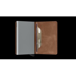 Secrid Slimwallet Vintage Cognac Silver