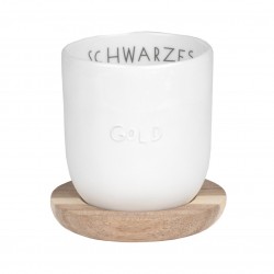 Räder Kleiner Becher schwarzes Gold