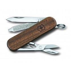 Victorinox Classic SD Wood, 58 mm braun