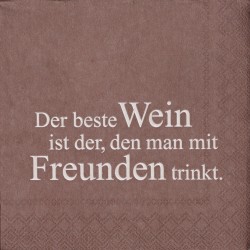 Räder Cocktailserviette Der Beste Wein
