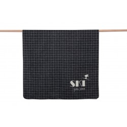 DF SILVERETTA Flanelldecke SKI you soon