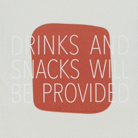 Räder PET Serviette Drinks and Snacks