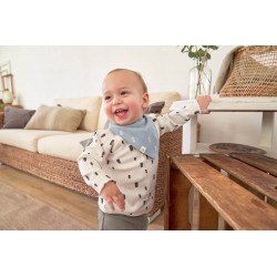 Lässig Babyhose Bio Baumw. taupe 7-12M