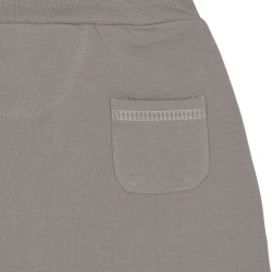 Lässig Babyhose Bio Baumw. taupe 7-12M