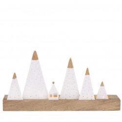 Räder Lichtobjekt Berge