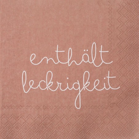 Räder PET Serviette enthält leckrigkeit