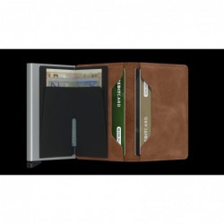 Secrid Slimwallet Vintage Cognac Silver