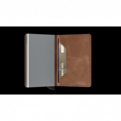 Secrid Slimwallet Vintage Cognac Silver