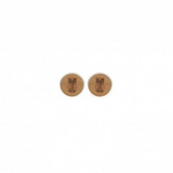 Eydl Ohrstecker Eule Nuss