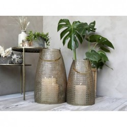 Windlicht mit Muster H60