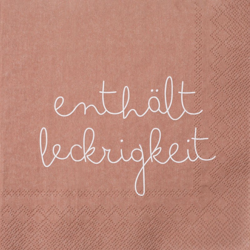Räder PET Serviette enthält leckrigkeit