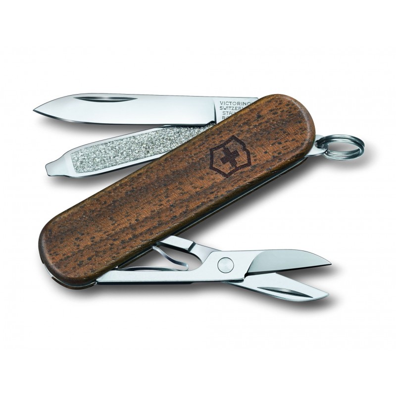 Victorinox Classic SD Wood, 58 mm braun